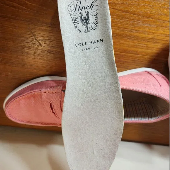 Cole Hann Women`s Grand OS Pink Penny Loafers (8.5) - Picture 10 of 12